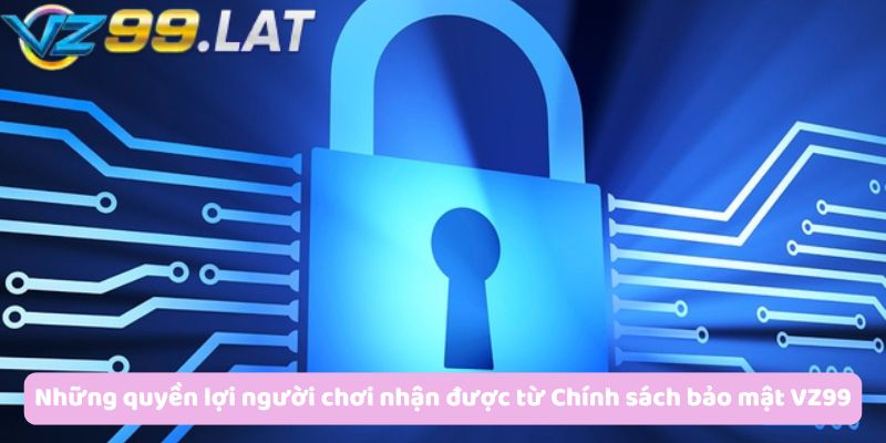 Những quyền lợi người chơi nhận được từ Chính sách bảo mật VZ99